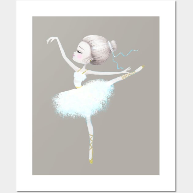 Ballerina doll Wall Art by mapetitepoupee